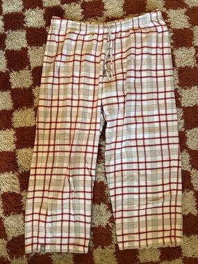 Boll & Branch flannel PJ pants